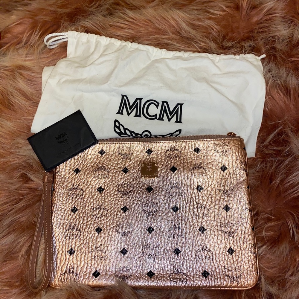 Mcm wristlet